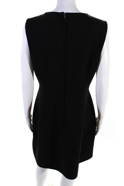 Dolce & Gabbana Womens Sleeveless Knee Length Fit & Flare Dress Black Size M