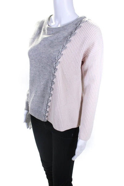 Tabula Rasa Womens Grey And Pink Dante Sweater Size 4 11422750