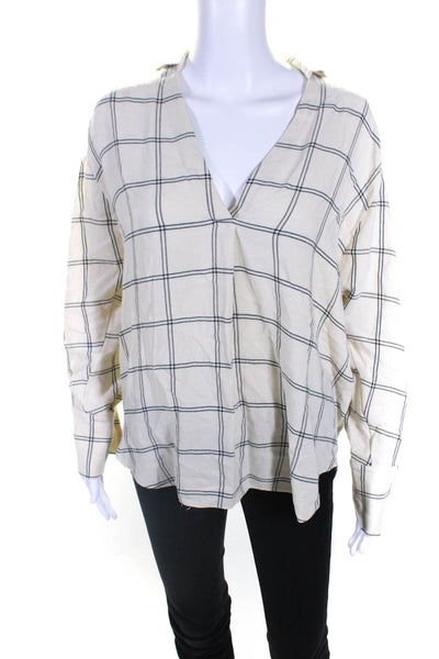 VINCE. Womens Printed Collared Blouse Size 2 15886894