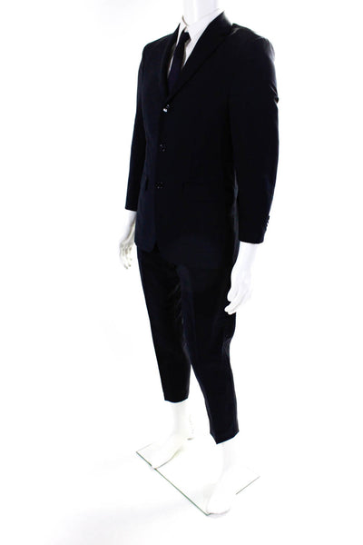 ACNE Studios Mens 3 Button Blazer Elastic Pants Two Piece Suit Navy Blue Size 46