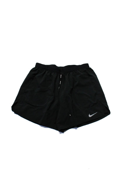 Athleta Nike Womens Drawstring Athletic Shorts White Black Size 0 Medium Lot 4