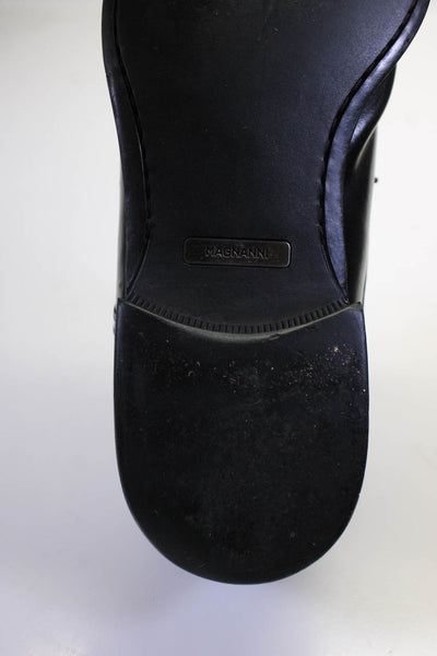 Magnanni Mens Leather Lace Up Low Top Dress Shoes Oxfords Black Size 11