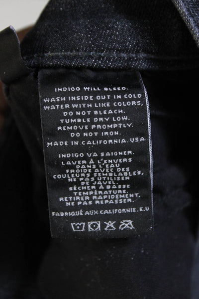J Brand Womens Denim Cotton Mid-Rise Black Wash Bootcut Jeans Black Size 26
