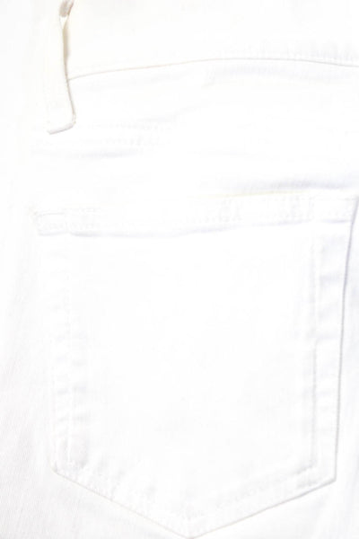 Ralph Lauren Womens White Mid-Rise Skinny Leg Denim Jeans Size 25