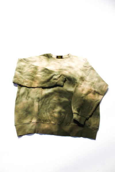 Pull & Bear Sixthreeseven Womens Cotton Tie Dye Sweatshirts Green Size S Lot 2