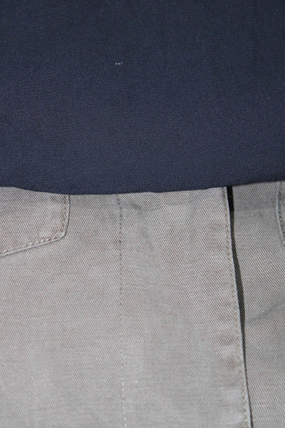 Sanctuary Babaton Women's Short Sleeve Button Up Romper Green Size XS S, Lot 2