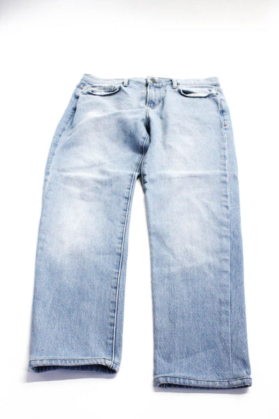 Frame Denim Mens Zipper Fly Light Wash Homme Skinny Jeans Blue Size 32