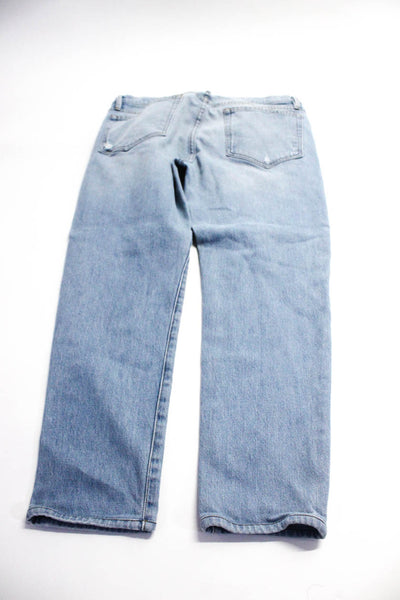 Frame Denim Mens Zipper Fly Light Wash Homme Skinny Jeans Blue Size 32