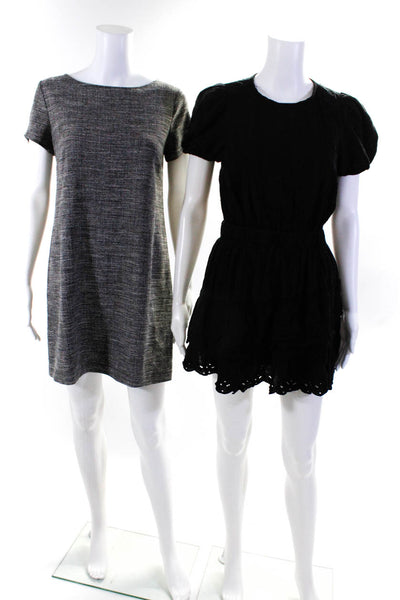 Zara Woman Zara Women Mini Short Sleeve Shift Blouson Dresses Black Size S Lot 2