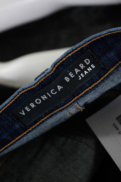Veronica Beard Women's High Waist Five Pockets Dark Wash Denim Pant Size 26