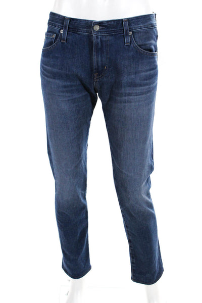 Adriano Goldschmied Mens The Dylan Slim Skinny Leg Jeans Blue Cotton Size 30