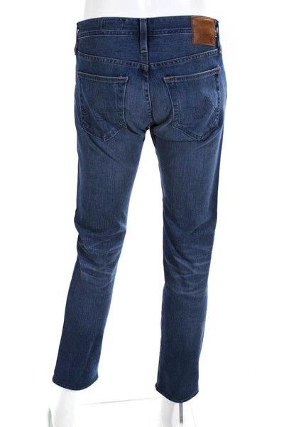 Adriano Goldschmied Mens The Dylan Slim Skinny Leg Jeans Blue Cotton Size 30