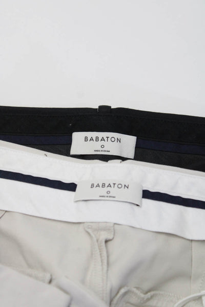 Babaton Women's Mid Rise Flat Front Cropped Slacks Black Size 0, Lot 2