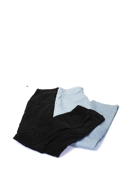 Calvin Klein Mens Black Cotton Corduroy Straight Leg Pants Size 36 34 Lot 2
