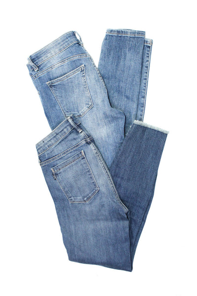 DL1961 Parker Smith Womens Cotton Mid-Rise Skinny Jeans Blue Size 26 Lot 2