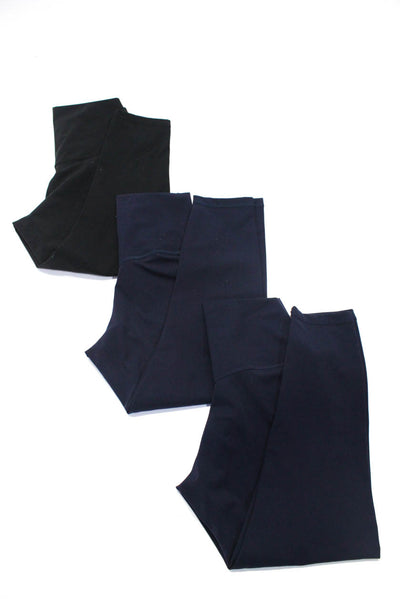 Yunoga Womens Cropped Leggings Pants Black Navy Blue XS Small Lot 3