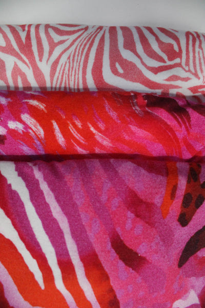 Leggiadro Women's Printed 3/4 Sleeve Crewneck Tees Pink Size 1 Lot 3