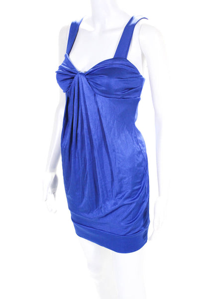 Alexia Admor Women's V-Neck Sleeveless Mini Dress Blue Size XS