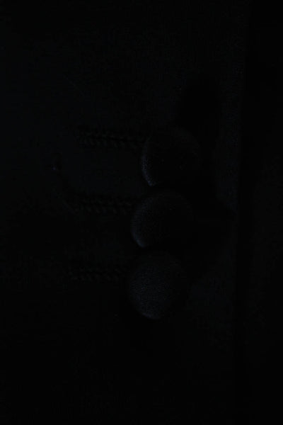 Canali Mens Single Button Tuxedo Blazer Black Wool Size EUR 54 Regular