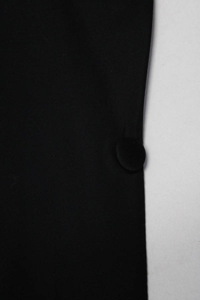 Canali Mens Single Button Tuxedo Blazer Black Wool Size EUR 54 Regular