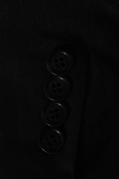 Stafford Mens Striped Two Button Blazer Jacket Gray Wool Size 42 Regular
