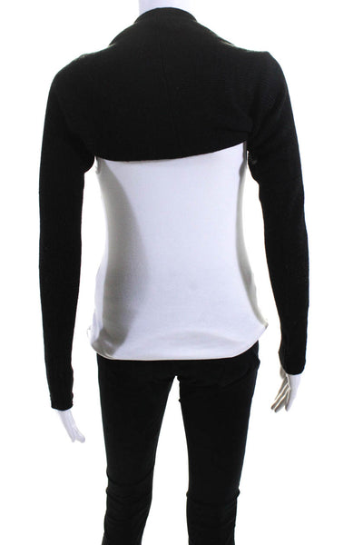 Bloch Womens Long Sleeves Pull On Bolero Sweater Black Size Small