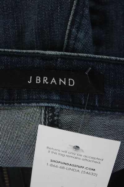 J Brand Womens Denim Dark Wash High Rise Skinny Leg Ankle Jeans Blue Size 30