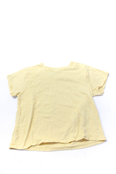 Entireworld Vineyard Vines J Crew Womens Tees T-Shirts Yellow Size XS XXS Lot 3