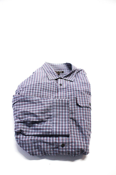 Michael Kors Charles Tyrwhitt Mens Plaid Button Up Shirt Size XL 17.5 Lot 2