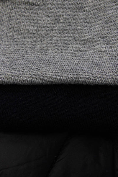 Zara Womens Vest Jacket Gray V-Neck Long Sleeve Cardigan Sweater Top Size S Lot3