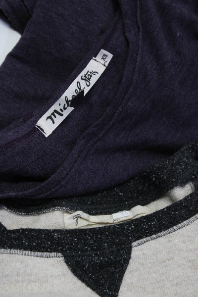 Michael Stars Graham & Spencer Womens Tee Shirt Sweater Size Petite XS Lot 2
