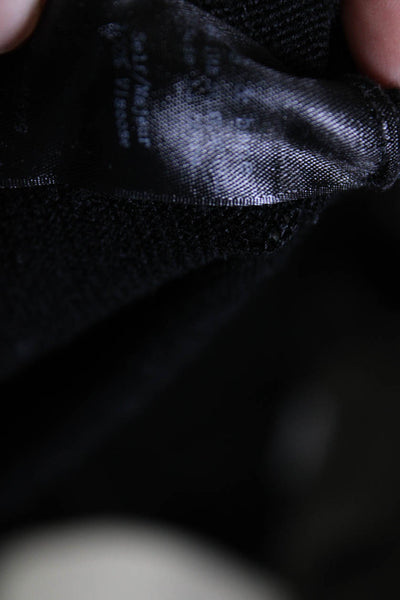 Rag & Bone Womens Mesh Knit Color Block Crew Neck Sweater Black White Size XS