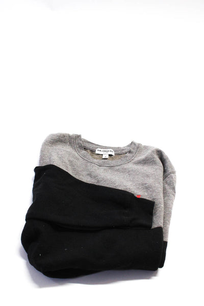 Sub_Urban Riot Womens Cotton Striped Pullover Sweatshirt Black Size S Lot 2