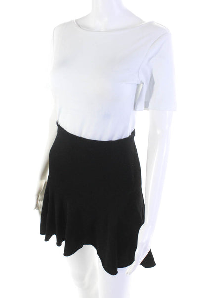 Joie Womens Pull On A Line Mini Skirt Black Size Small