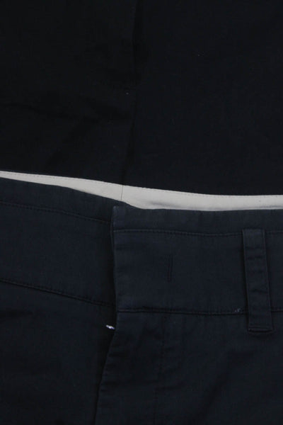 Vince Theory Womens Chino Shorts Black Cotton Size 0 4 Lot 2