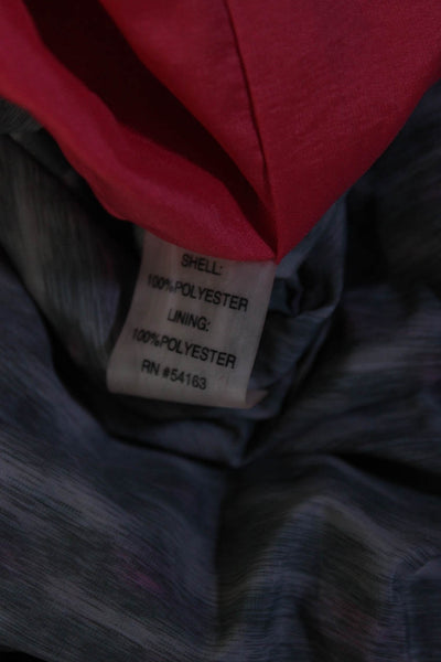 Marc New York Women's C-Neck Sleeveless Pockets Midi Dress Animal Print Size 8