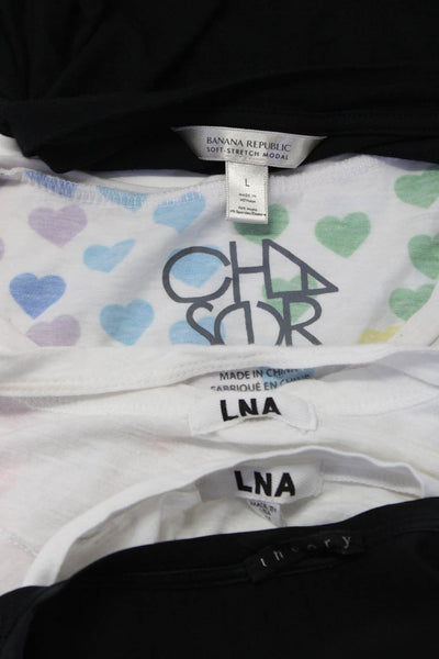 LNA Chaser Theory Banana Republic Womens Tee Shirts Size Medium Large Lot 5