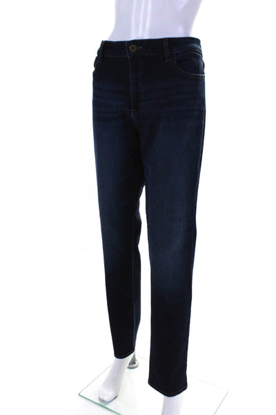 DL1961 Women's Dark Wash High Rise Slim Fit Jeans Blue Size 34