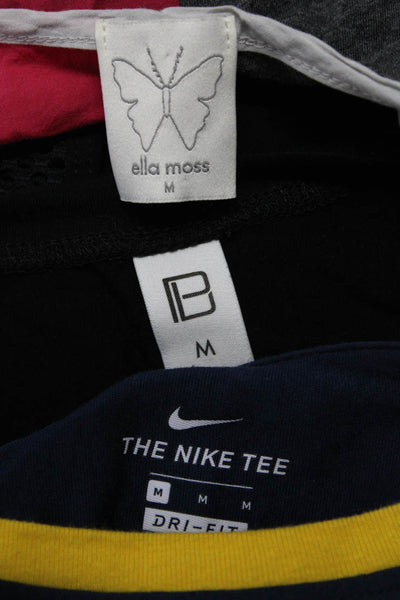 Nike Ella Moss TB Womens Jersey Knit Tank Tops Blue Black Gray Size M Lot 3