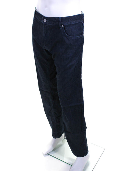 Boss Hugo Boss Men's Cotton Straight Leg Stretch Jeans Blue Size 40