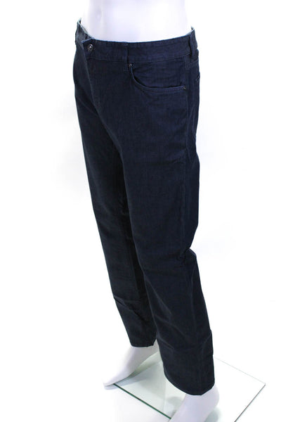Boss Hugo Boss Men's Straight Leg Cotton Dark Wash Jeans Blue Size 40