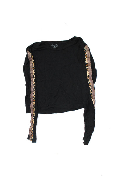 Zara Girls Crewneck Long Sleeve Fringe Pullover Sweatshirt Cream Size 10 Lot 7