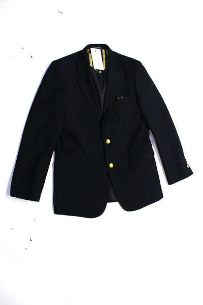 Nautica Juniors Two Button Blazer Jacket Black Size 16