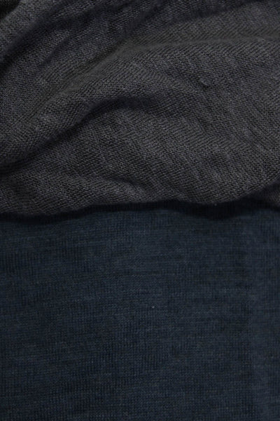 Allsaints Nic + Zoe Womens Merino Wool Long Sleeve Sweaters Blue Size L XL Lot 2