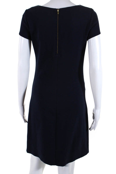 Lilly Pulitzer Women's Cap Sleeve Mid Length Sheath Dress Navy Size XS