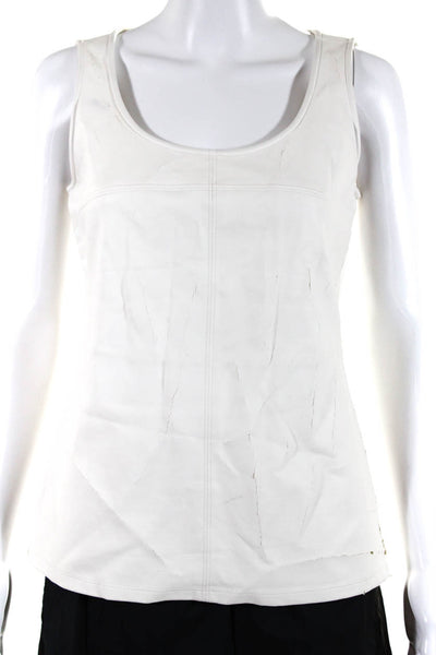 Banana Republic Womens Tank Top Mini Skirt White Gray Size 0P 2 Lot 2