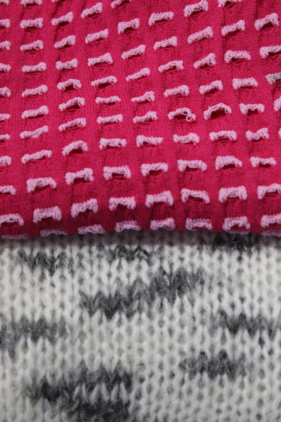 Zara Knit Zara Womens Sleeveless Knit Top Sweater Pink Ivory Size S Lot 2