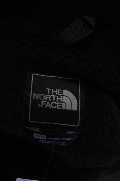 The North Face Womens Plush Fleece Full Zip Jacket Black Size Small