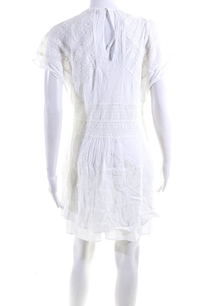 Rag & Bone Women's Round Neck Sleeveless Bodycon Mini Stripe Dress Size S