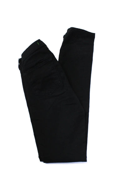 Club Monaco J Brand Paige Womens Cotton Corduroy Pants Black Size 28 27 25 Lot 3